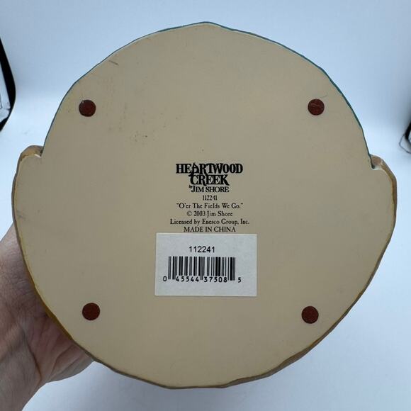 Jim Shore Heartwood Creek O’er The Fields We Go Santa Figurine 112241 Farm Scene - Picture 7 of 8